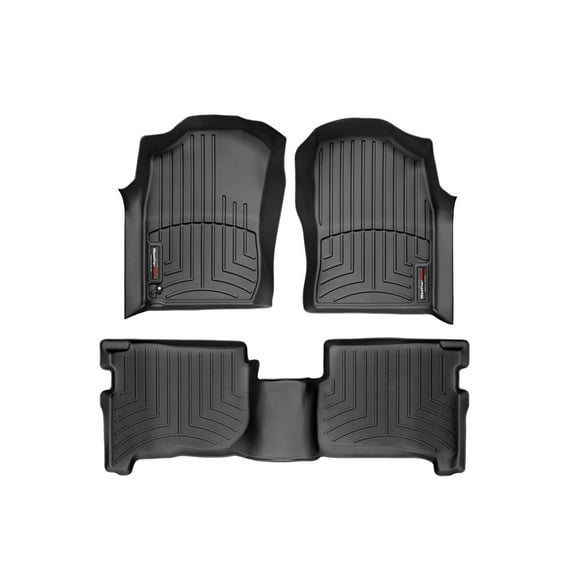 WeatherTech Custom Fit FloorLiners compatible with 1996-2002 Toyota 4Runner - 1st & 2nd Row, Black