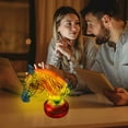 thumbnail image 5 of KQJQS Horse Table Lamp Stained Glass Horse Table Lamp Series for Bedroom Animal Lovers Home Decoration,Animal Bedside Lamp with Night Light, 5 of 7