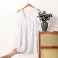 thumbnail image 2 of Posijego Women's Plus Size Pajama Tops Sleeveless Tank Top Summer Casual Loose Sleepwear Tank Tops for Women, 2 of 5