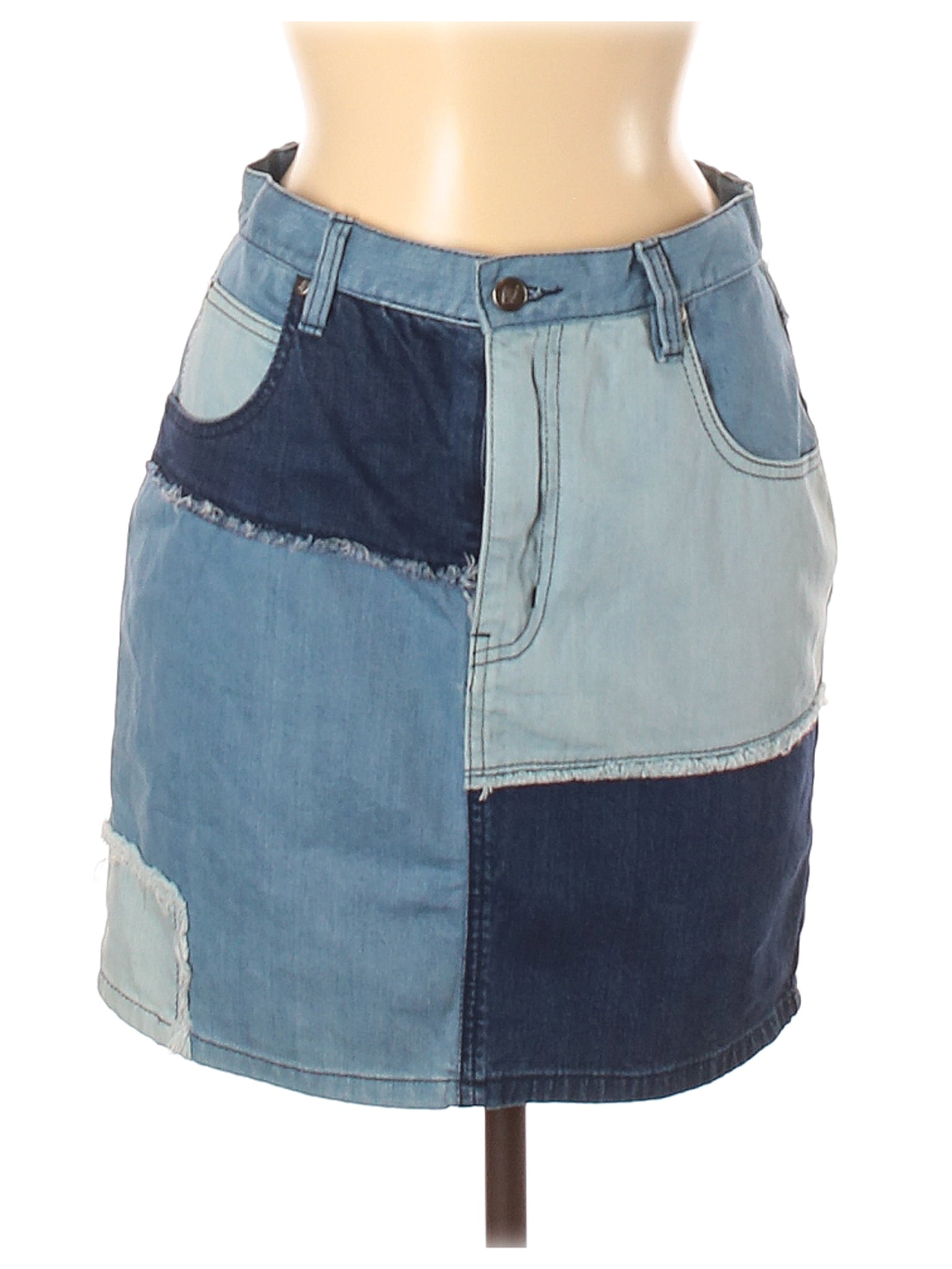 minkpink denim skirt