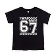 thumbnail image 4 of I was 6 Now I'm 7 Unisex Birthday Shirt for Boys & Girls Trendy Check 7th Birthday Tee Black Shirt Youth Medium, 4 of 5