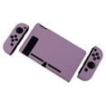thumbnail image 6 of PlayVital Back Cover for Nintendo Switch Console, Handheld Separable Hard Shell for NS Joycon, Customized Dockable Protective Case for Nintendo Switch - Dark Grayish Violet, 6 of 8