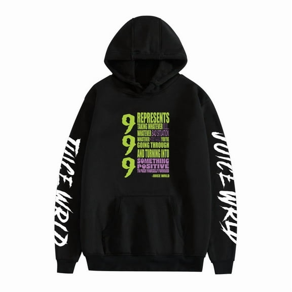 JUice Hoodie WRLD Casual Hooding Rap,XS,10