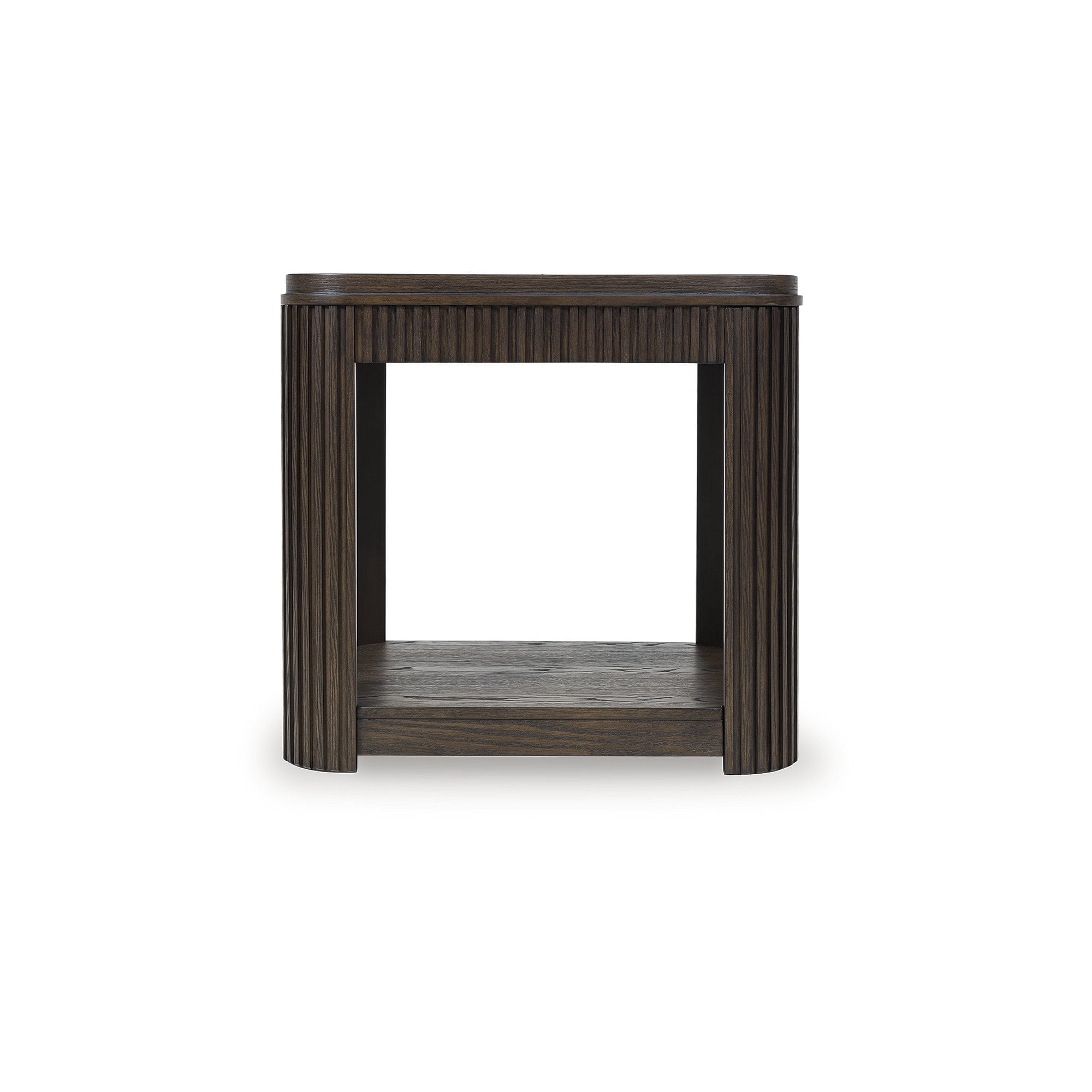 Signature Design by Ashley Carlibrie End Table with Shelf, Warm Brown