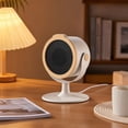 thumbnail image 5 of VENTORA Desktop Ceramic Space Heater, Portable Fast‑Heating Oscillating Heater Fan, Smart Thermostat Quiet Operation Under 45dB, Overheat & Tip‑Over Auto Shut‑Off for Home Office Bedroom, 5 of 8
