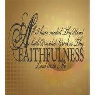 Do It Yourself Wall Decal Sticker All I Have Needed They Hand Hath Provi.. Living Room Home Decor