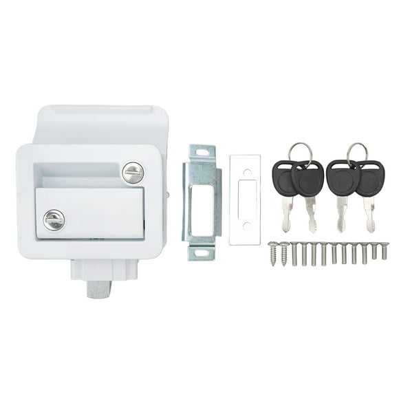 Oubit Travel Trailer Door Latch,RV Door Locks Safe RV Door Latch Camper Door Latch Lock Tried and Trusted