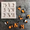 thumbnail image 2 of Halloween alphabets Silicone Fondant Mold Cake Decorating Tool Chocolate Mould, 2 of 5