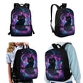 thumbnail image 4 of Yuyamidu Black Cat Kids Backpack for Girls Boys with Lunch Box 10-12 Elementary/Middle School Bag and Lunch Bag Pencil Box Children Bookbag Set with Lunch Boxes, 3 in 1, 4 of 7