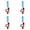 Blue, variant on Safety Signaling Whistle for Kayaking Fishing Boating Swimming Hiking Portable 120dB Loud Blast Emergency Whistle