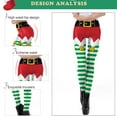 thumbnail image 6 of BUIgtTklOP Pants for Women Clearance,Women Girls Christmas Leggings Skinny Jingle Bell Printed High Waist Stretchy Tights Trouser Yoga Pants, 6 of 6