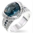 thumbnail image 1 of Ovaline Blue Ring, <b>Size :</b> 05, 1 of 1