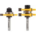 thumbnail image 1 of Yonico Router Bits Tongue & Groove Set 1/4-Inch Plywood Panel 2 Bit 1/4-Inch Shank 15231q, 1 of 2