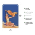 thumbnail image 2 of Sunshine - Cover of July 1931 College Humor Magazine - Vintage Pin Up Girl Print by Rolf Armstrong c.1931 - 8 x 12 inch Vintage Metal Tin Sign, 2 of 4
