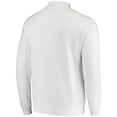 thumbnail image 4 of Men's Colosseum White Northwestern Wildcats Tortugas Logo Quarter-Zip Jacket, 4 of 4