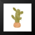 thumbnail image 2 of Bannarot 12x12 Black Modern Framed Museum Art Print Titled - Watercolor Cactus IV, 2 of 5