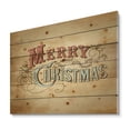 thumbnail image 1 of Design Art - Merry Christmas Vintage Wish in Western Font, 1 of 5