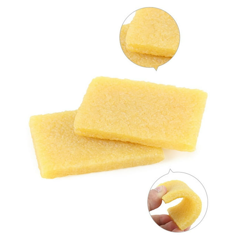 Qiysamall 1PC Rubber Suede Shoes Cleaner Decontamination Wipe Block for Suede Leather Shoes Cleaning Yellow Walmart
