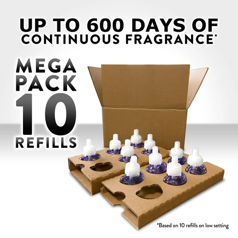 Air Wick Plug-In Scented Oil Air Freshener Warmer Refills, Fresh Linen, 10 Count
