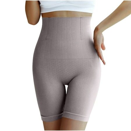 LNWUY Shapewear Tummy Control Underwear for Women Seamless Shaping High Waisted Panties Slimming Soft Breathable Panty Gray S