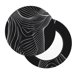 thumbnail image 2 of Disketp Geometric Lines Dog Art Funda Redonda para Taburete, Funda de Cojín para Silla de Bar Suave y Elástica-12 inch, 2 of 7