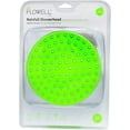 thumbnail image 3 of Flowell 7.5 inch High Pressure Rainfall Shower Head Showerhead (90 Nozzles) - Chrome and Green, 3 of 3