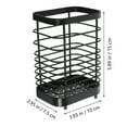 thumbnail image 2 of FENGGUIQU Organizador Utensilios De Acero Inoxidable Negro Para Cocina Con Soporte Para Cucharas Y, 2 of 8