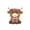 Brown#2, variant on Ratfeit Resin Upland Cow Desktop Flowerpot Ornament, Cute Highland Cow Figurine Planter For Home Decor, Small Cow Statue For Shelf Desk, Brown Resin Animal Figurine For Living Room Bedroom Office