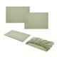 thumbnail image 3 of Sábanas ajustables de lujo 4 Pcs / Kit Ropa de cama Cama de lino Sábana ajustable Sábanas ajustables Fundas de almohada Verde Verde Magideal Sábanas ajustables de lujo, 3 of 7