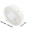 thumbnail image 2 of Bouchon de Porte Rond en Mousse Anti-Humidité pour Porte Coulissante en Verre, Joint de Porte d'Entrée, Bandes de Cheveux Auto-Anti-Humidité pour Cuisine, 2 of 3