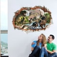thumbnail image 4 of Uanit Three Dimensional Wall Breaking Dinosaur Decorative Stickers Decal Diy Decor Kids 3D Mural Removable Home Nursery Art Decor Wall Decals Peel and Stick Wall Stickers Decor, 4 of 6
