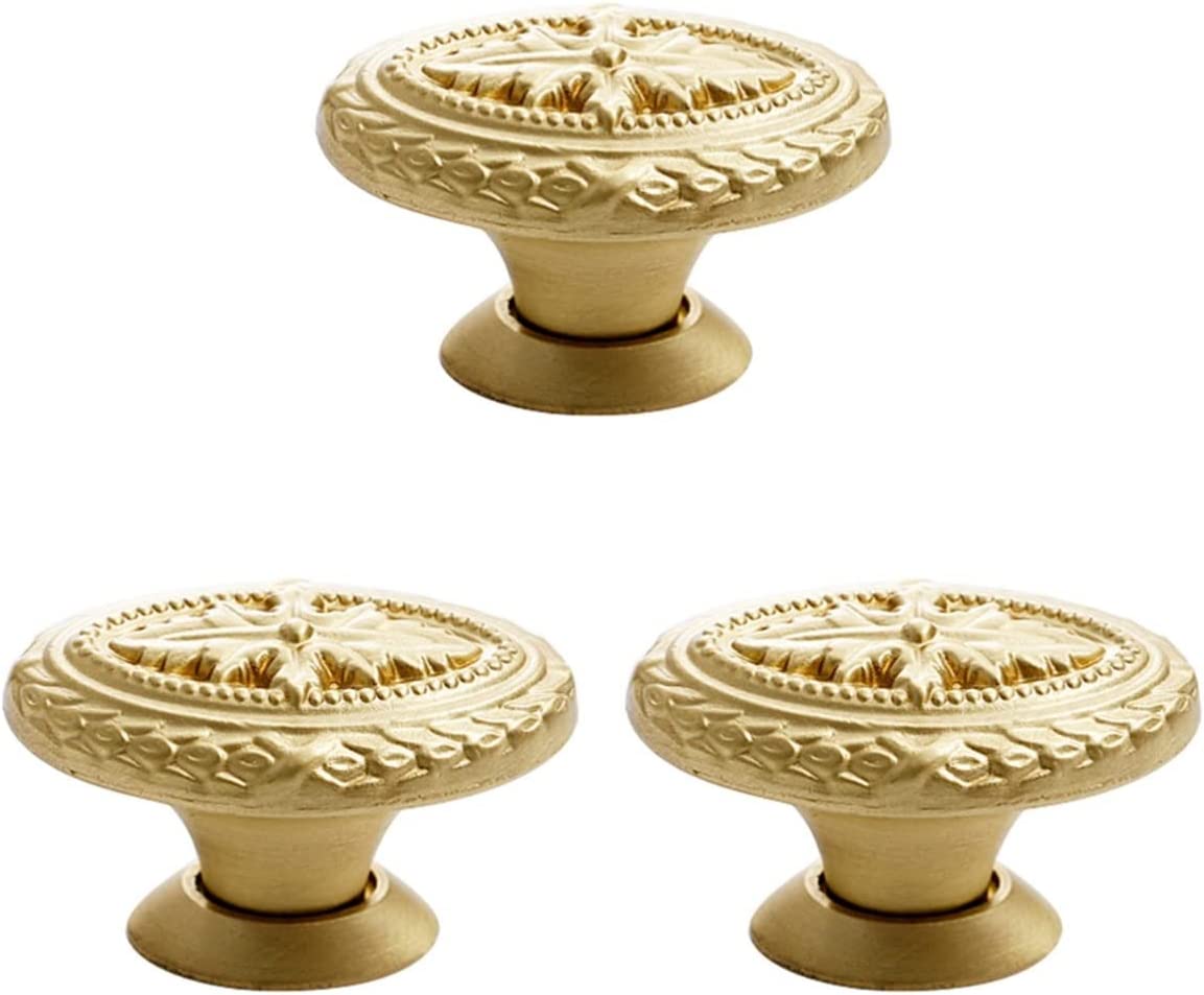 NinebeCJ ser of 3 Round Drawer vintage drawer knobs antique