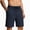 Navy, variant on WIZUTIZ Men's Cable Knit Casual Shorts Drawstring Elastic Waist Side Pockets Soft Breathable Loose Fit Summer Daily Lounge Wear