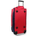thumbnail image 3 of World Traveler Hipack Lightweight 28-Inch Rolling Duffel Bag - Red Navy, 3 of 5
