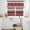 Red, variant on Sage Green Black Stripe Kitchen Curtains Sets for Windows 36 Inch Length, Modern Abstract Coarse Striped Rod Pocket Window Treatments Tier Curtains and Valances Set for Bedroom/Bathroom