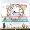 thumbnail image 3 of Designart 'Pink Fashion high heels III' Traditional Wall Clock, 3 of 3