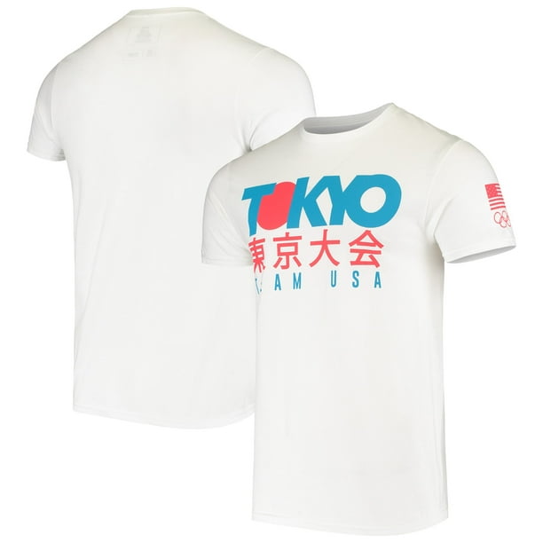 Team Usa Summer Olympics Tokyo Circle T Shirt White Walmart Com