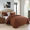 thumbnail image 1 of JML Quilt Set Queen 3 Piece Coverlet, Microfiber Embossed Bedspread with 2 Shams,88"x92", 1 of 5