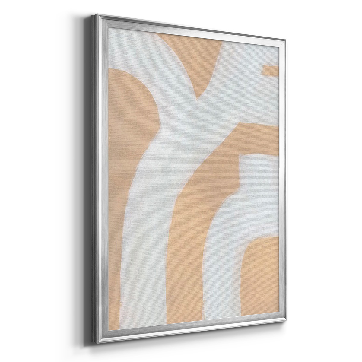 Neutral Winding Paths I Premium Framed Print, in Gold, Black, or Silver - Ready to Hang