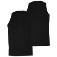 thumbnail image 2 of PUMA Camisetas sin mangas para hombre, pack de 2 - Camiseta sin mangas 2P, camiseta interior, cuello redondo, corte regular Negro XXL (XX-Large), 2 of 7