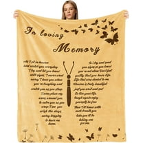 Sympathy Blanket in Loving Memory Gifts Memorial Gifts for Bereavement Memorial Blanket Sorry for Loss Sympathy gift Remembrance Gift Bereavement Gift Condolence Gifts Throw Blanket 60x50 Inch