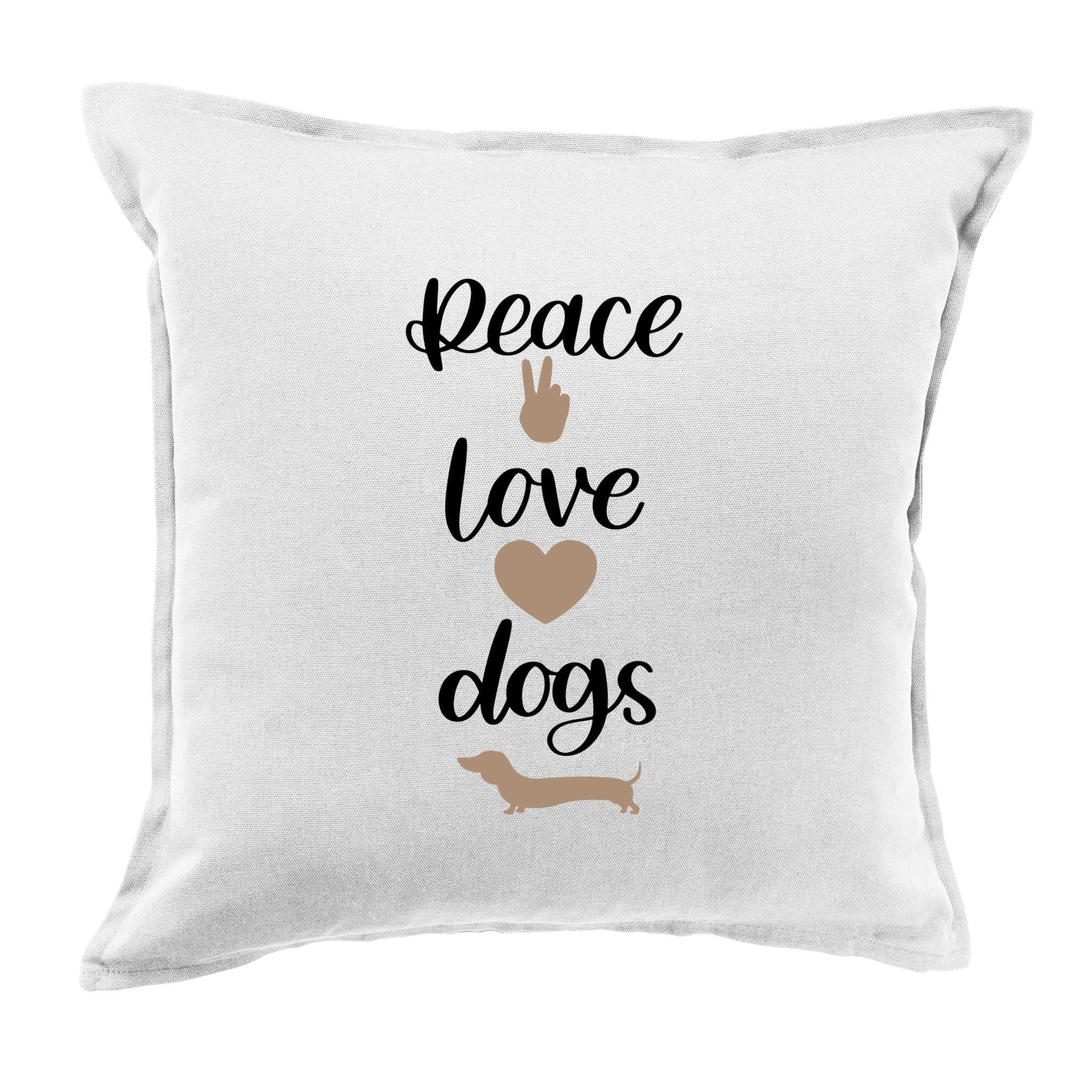 Peace Love Coffee 12x20 Pillow Cover