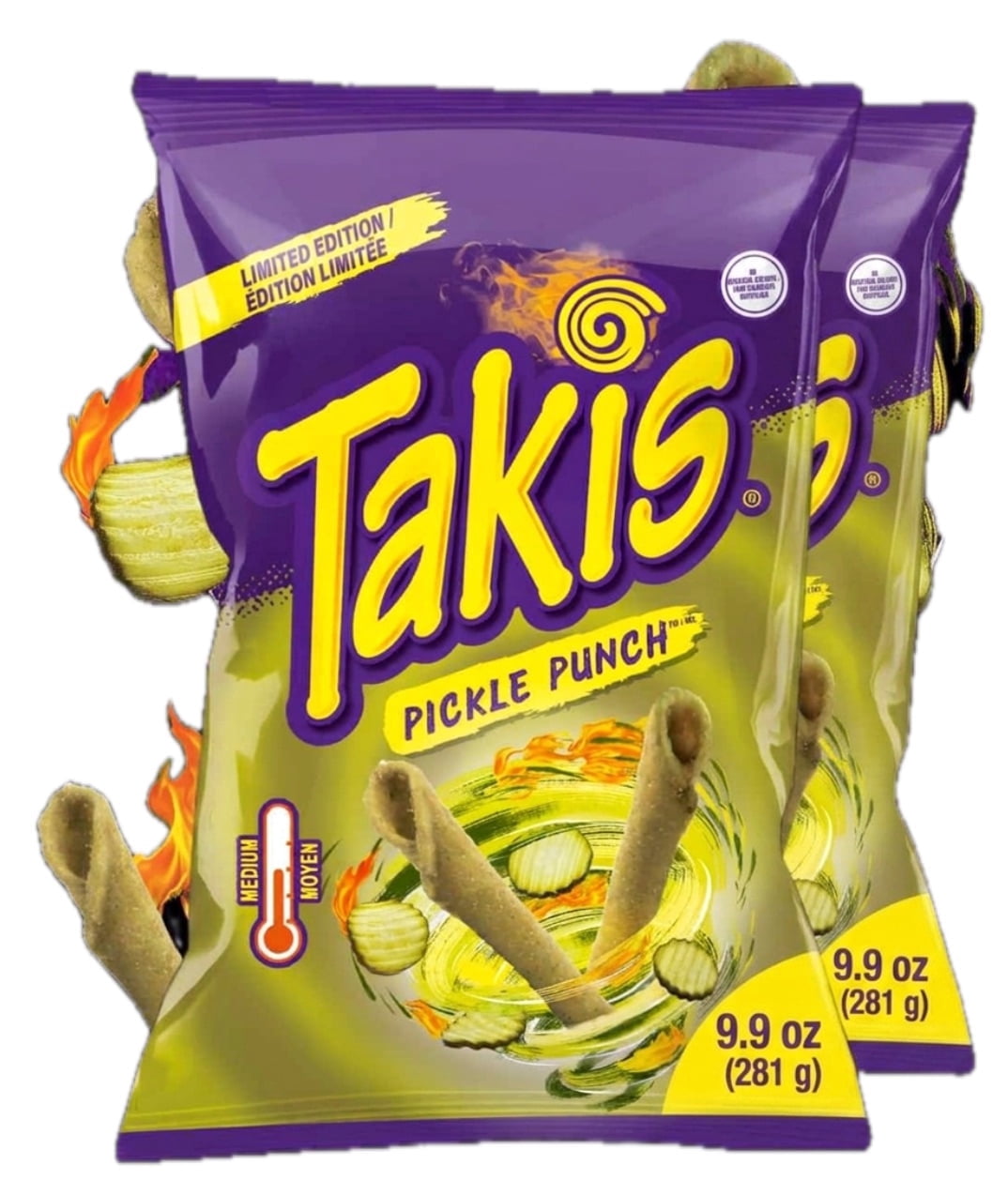 Limited Edition Takis Blue Heat, Pepper, 9.9 Oz (Pack Of 2