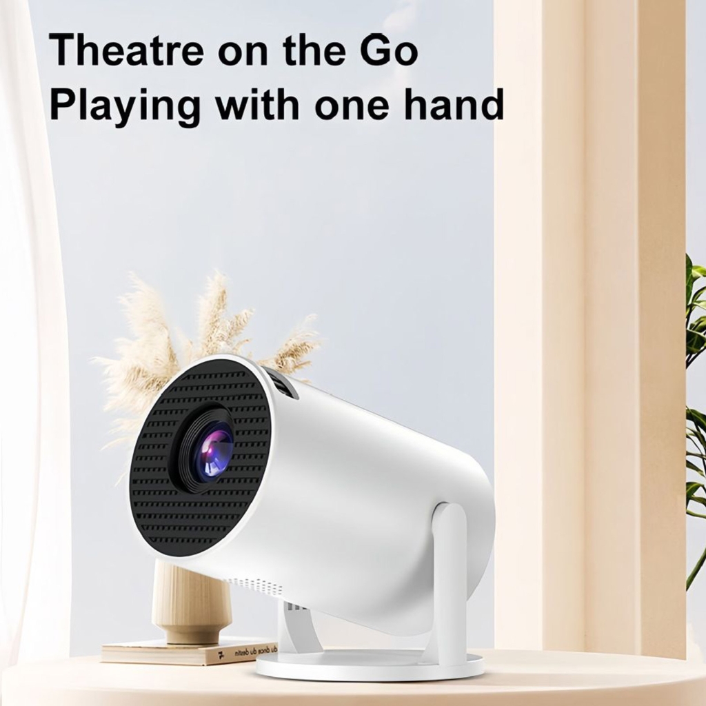 Yammee Portable Streaming Projector With USB C Fast Charging Highly Definition Display Wireless Screen Presentation