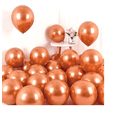 thumbnail image 2 of Globos Laolis 10 Redondos Metálicos 100 Pcs Decoración Xtellar naranja, 2 of 3