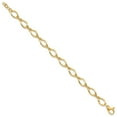 thumbnail image 2 of Primal Gold 14 karat Yellow Gold Fancy Link 7.5 Inch Bracelet, 2 of 4