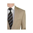 thumbnail image 2 of Mens Side Vent 2 Piece Beige Classic Fit Suit Salvatore, 2 of 4
