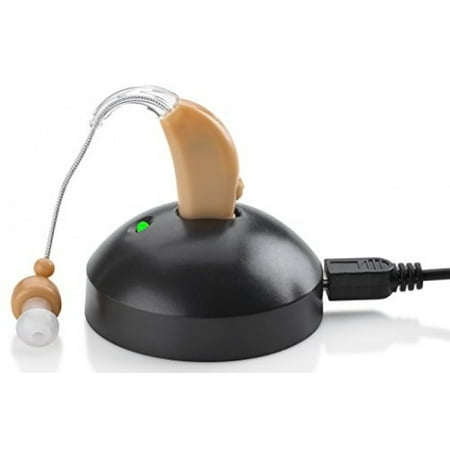 MEDca High-Quality Rechargeable Ear Hearing Amplifier Sound Amplifier with Rapid Charger | Premium Behind the Ear Sound (Best Iic Hearing Aids 2019)