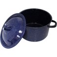 thumbnail image 2 of IMUSA USA Speckled Enamel Stock Pot 7.75-Quart, Blue, 2 of 8