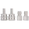 thumbnail image 1 of Ymiko Stainless Steel G 1/2in Thread Quick Connector Beer Barrel Connector Adapter Home Brew Fitting,brew Adapter,brew Connector, 1 of 9